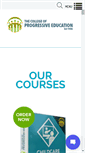 Mobile Screenshot of progressivecollege.ie